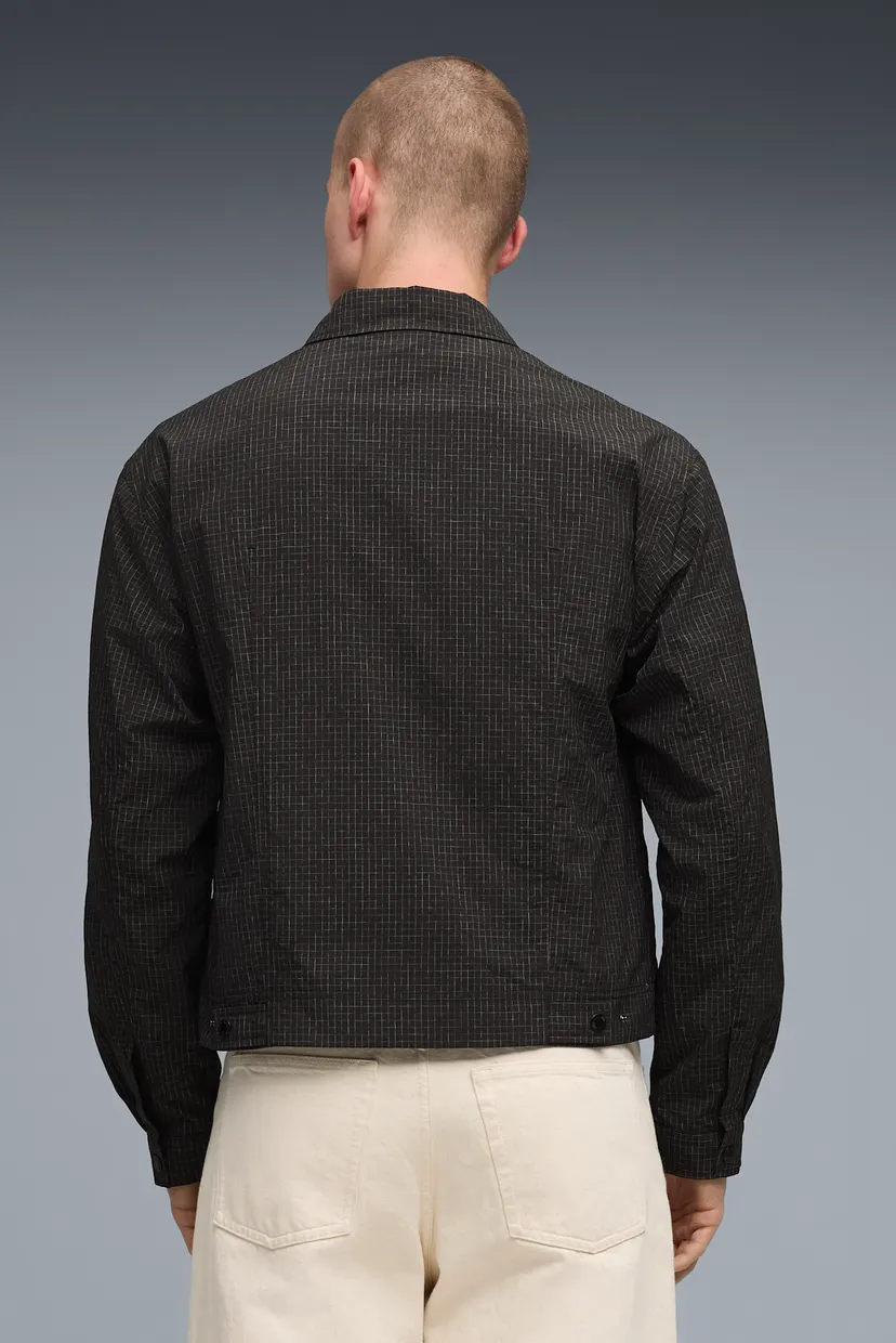 Мужская черная клетчатая куртка Chore Jacket Men 3