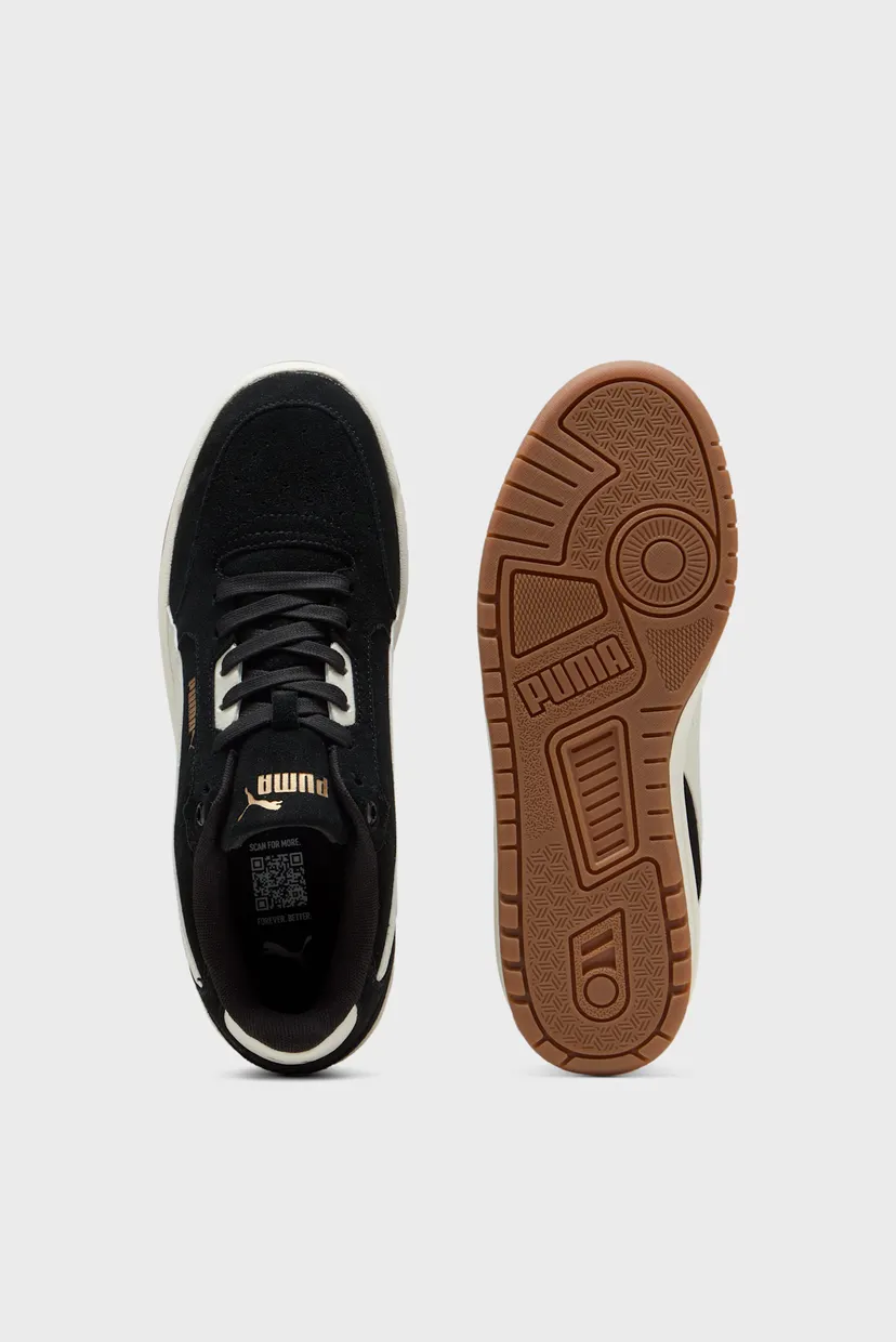 Черные замшевые сникерсы Shuffle Downtown Sneakers Unisex 4