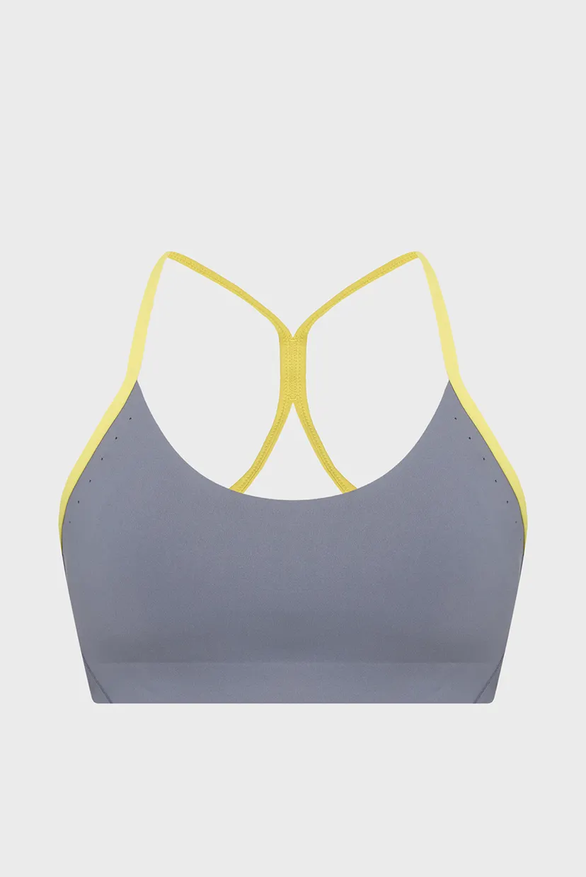 Жіночий сірий топ UA Halo Bonded Bra 8
