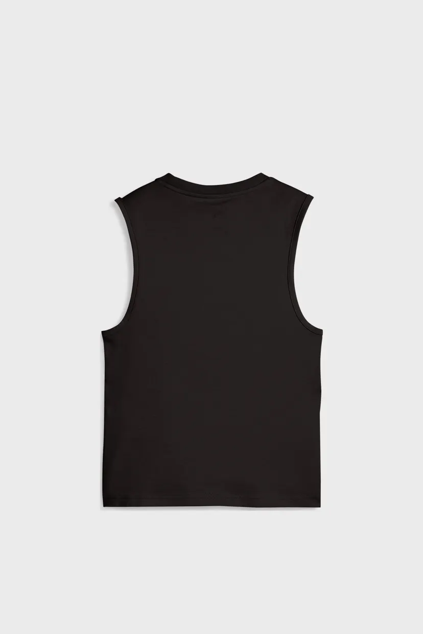 Жіноча чорна майка ESS No. 1 Logo Slim Tank Women 7