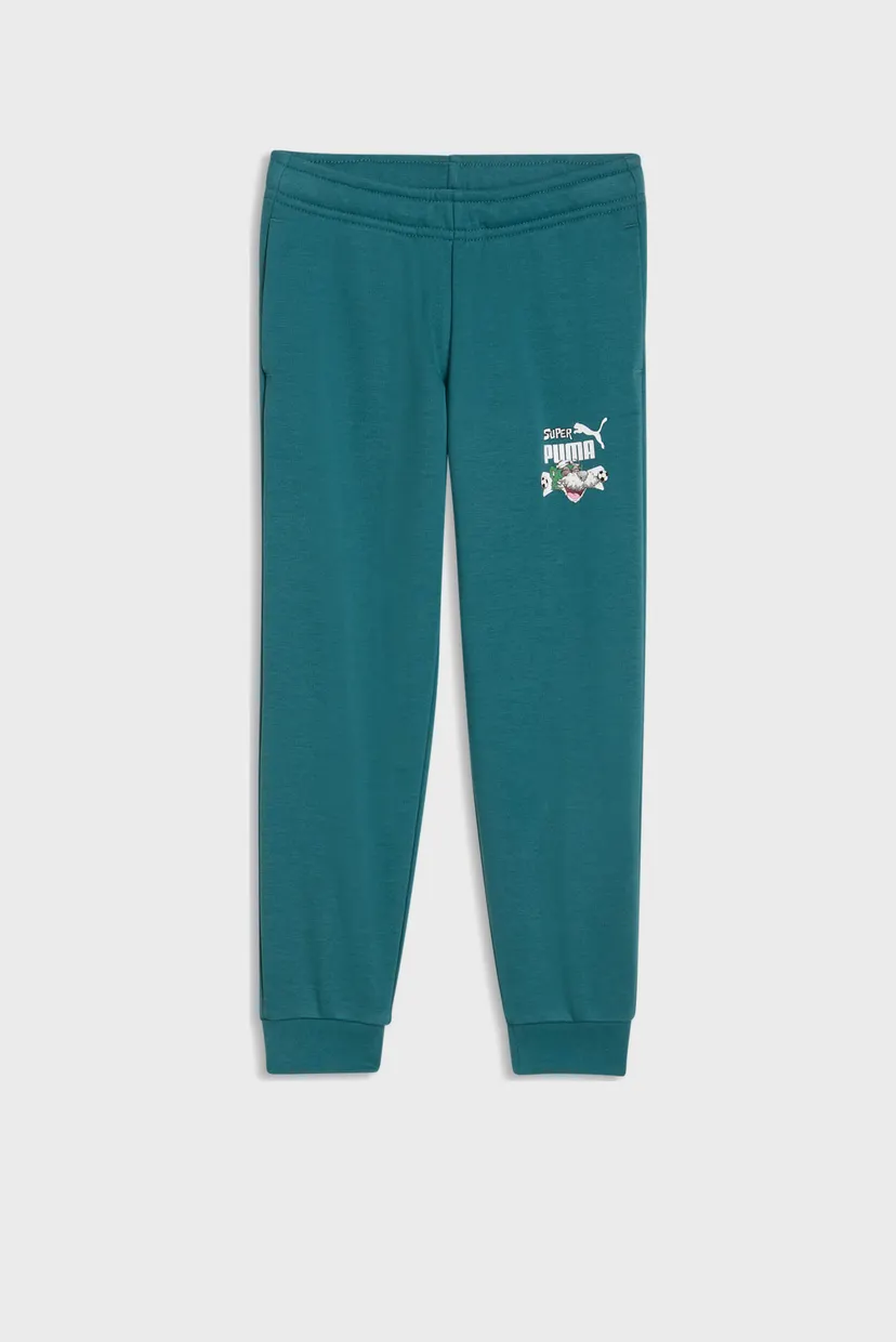 Дитячі бірюзові спортивні штани Super PUMA Sweatpants Kids 4