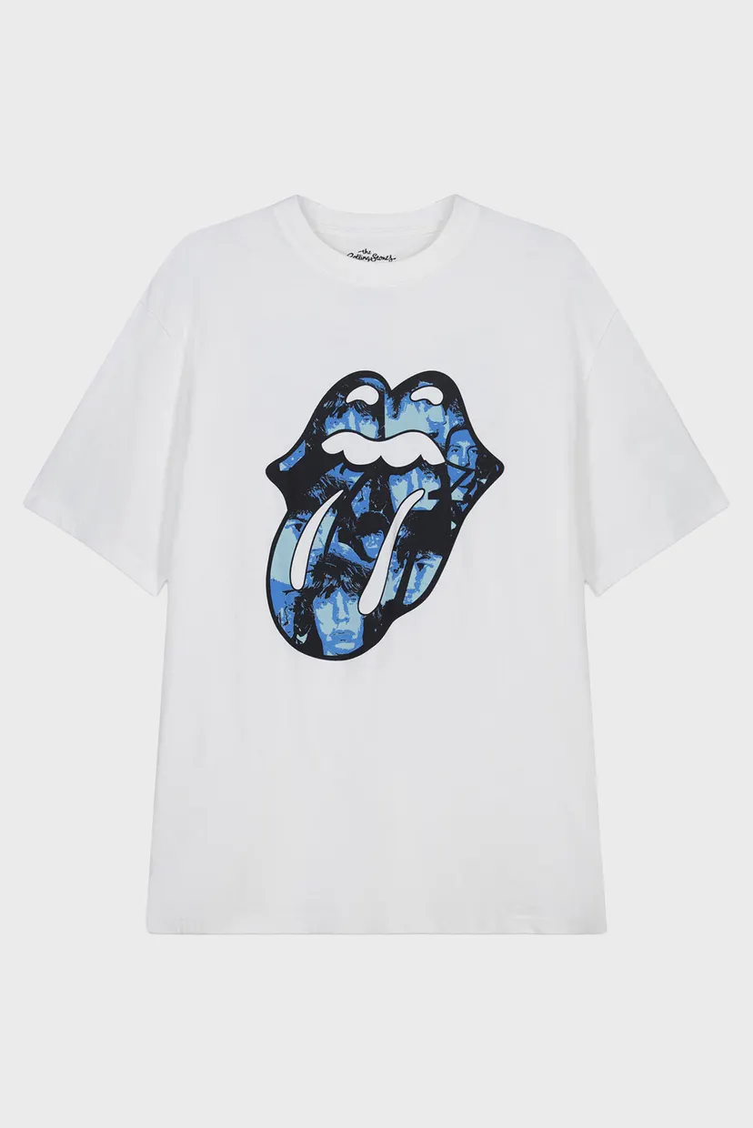 Мужская белая футболка Rolling Stones 6