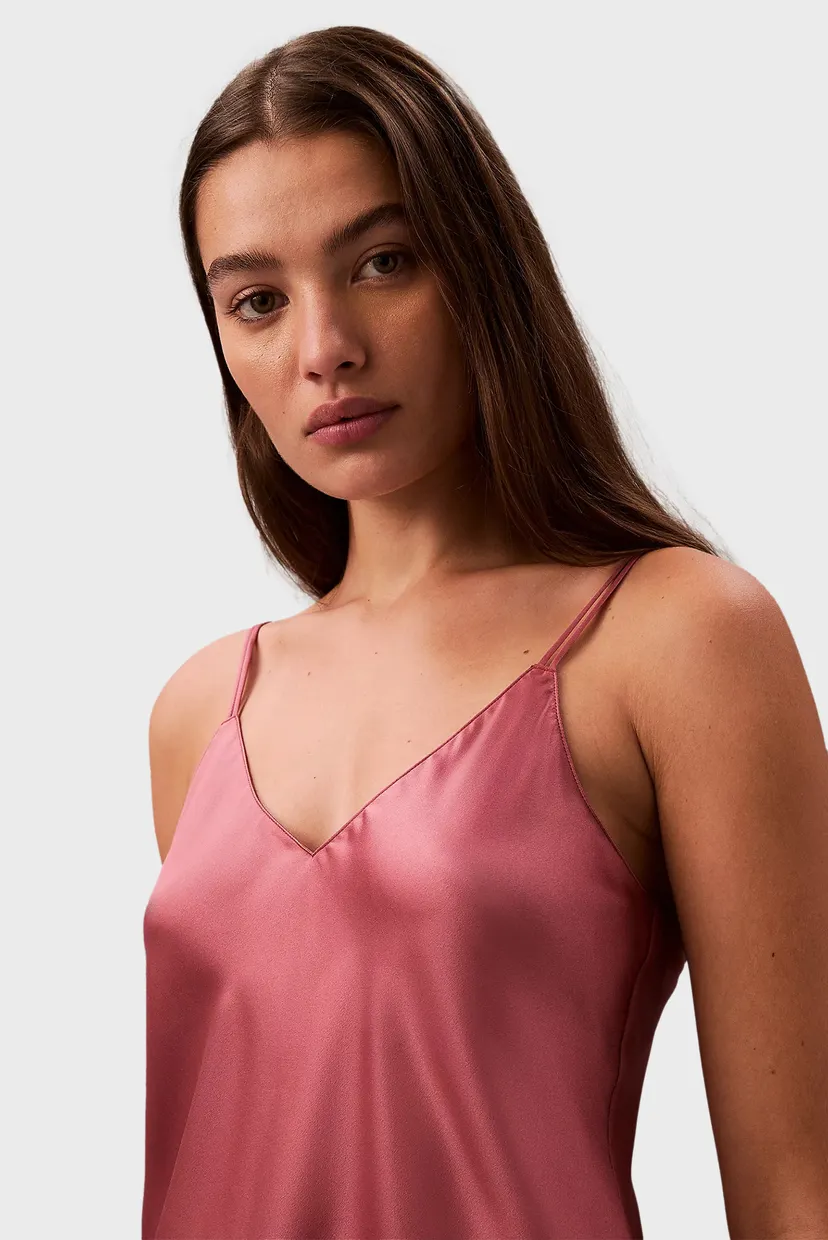 Жіночий кораловий топ SATIN CAMI 4