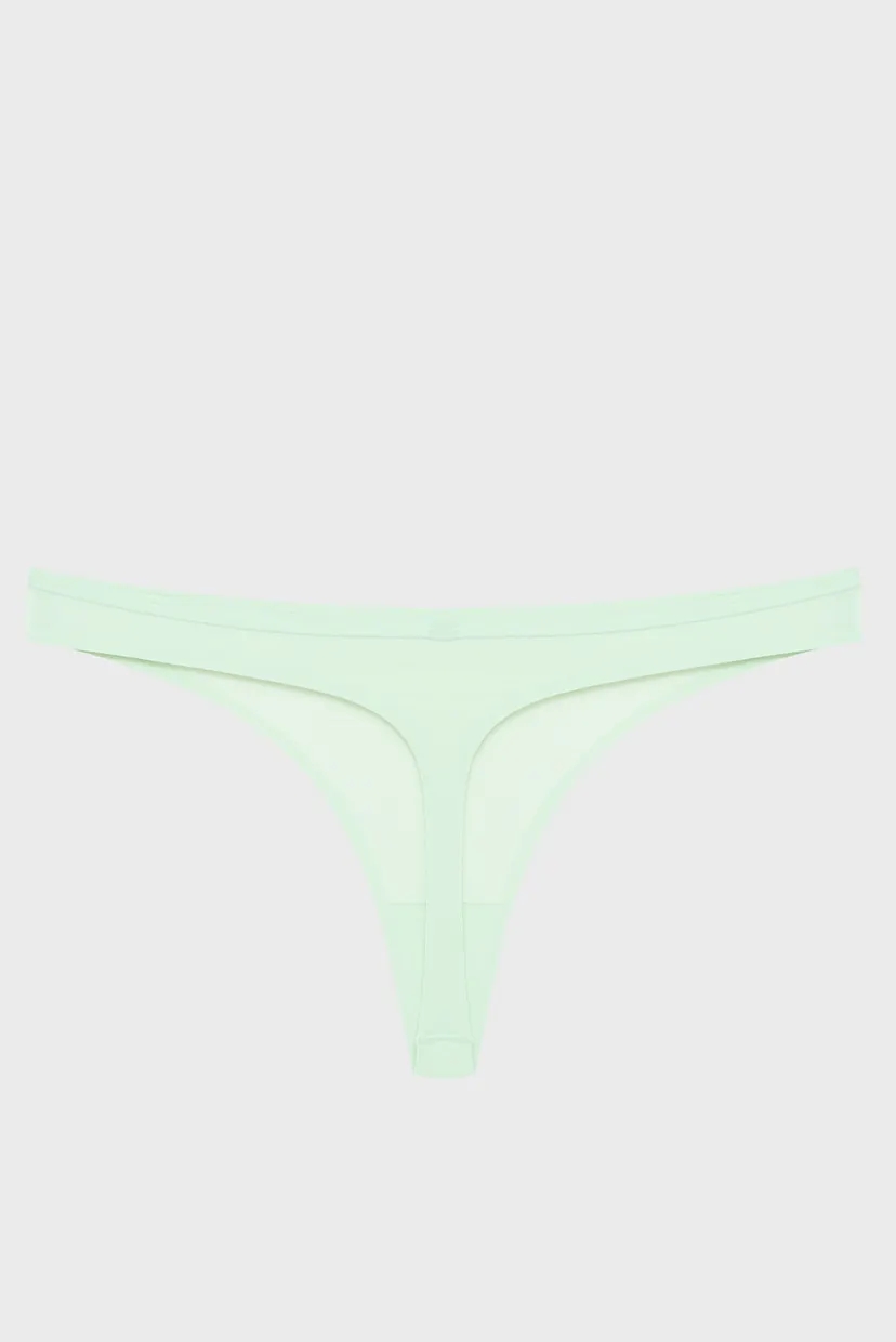Женские мятные трусики THONG 6