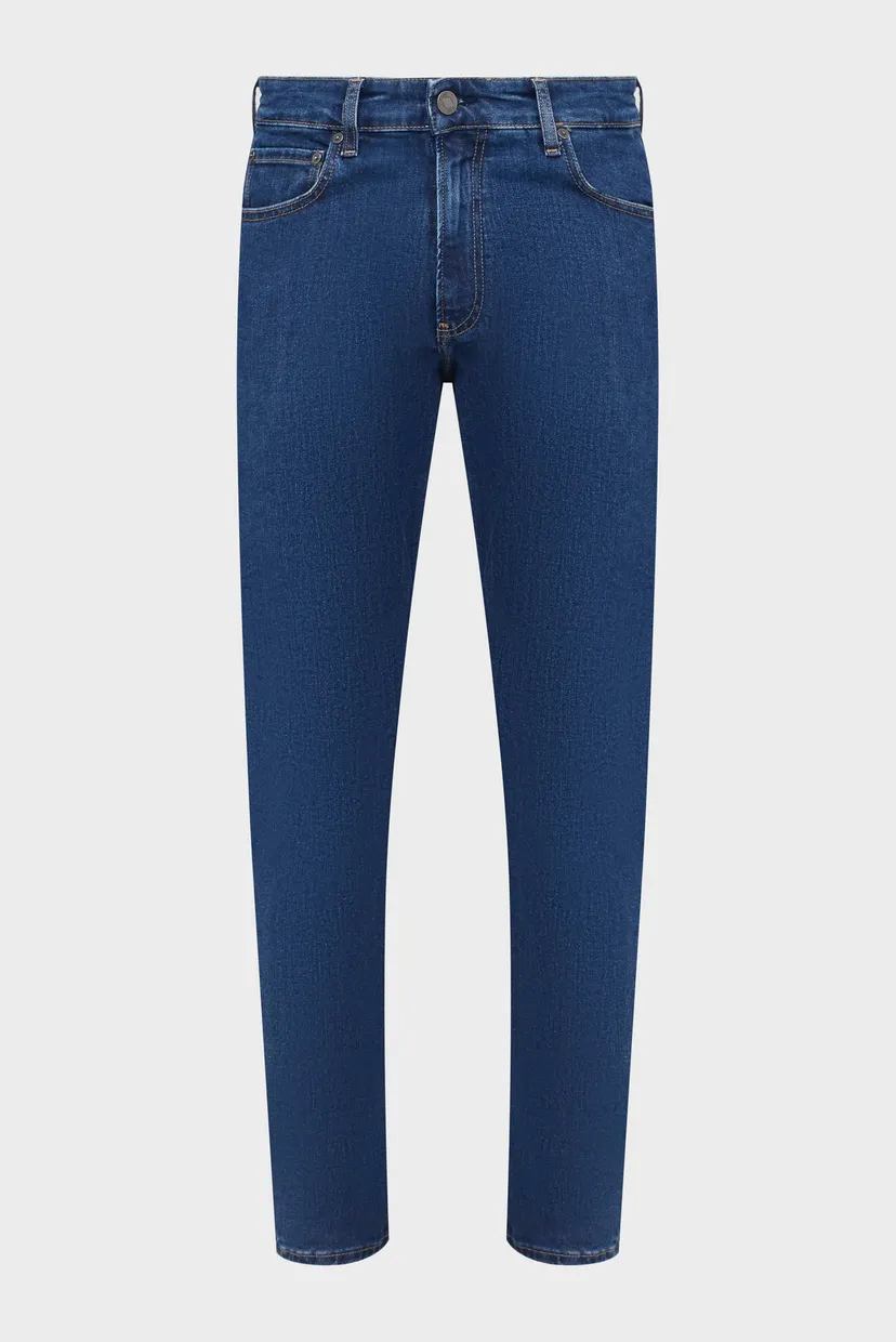 Чоловічі темно-сині джинси TAPERED FIT 6