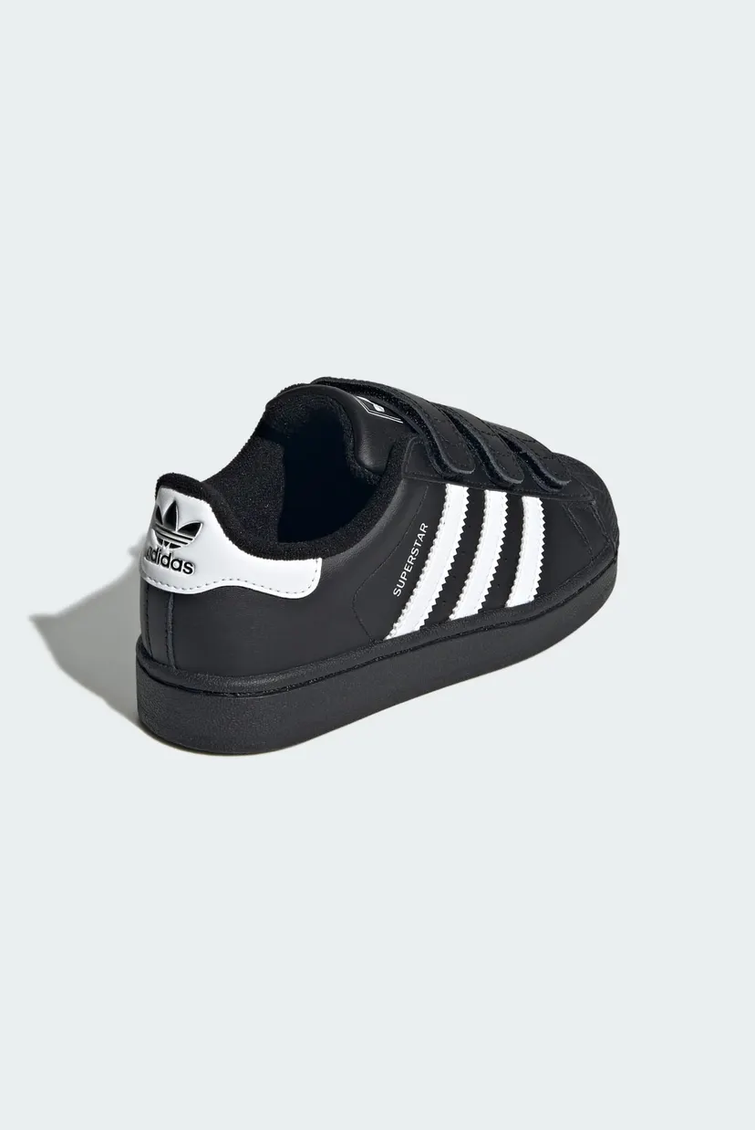 Дитячі чорні снікерси Superstar II Comfort Closure Kids 5