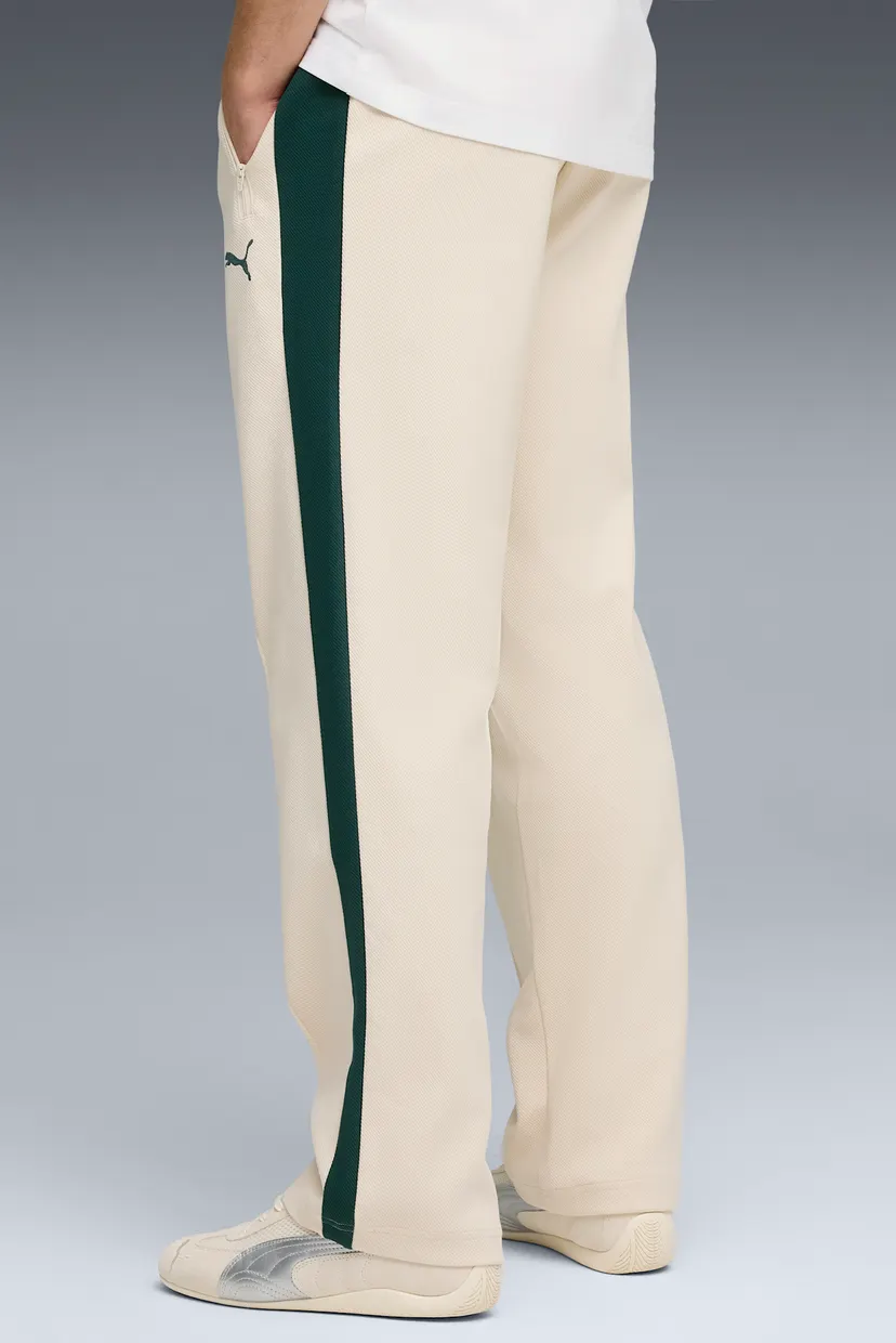 Бежевые спортивные брюки T7 Relaxed Jacquard Track Pants Unisex (унисекс) 3