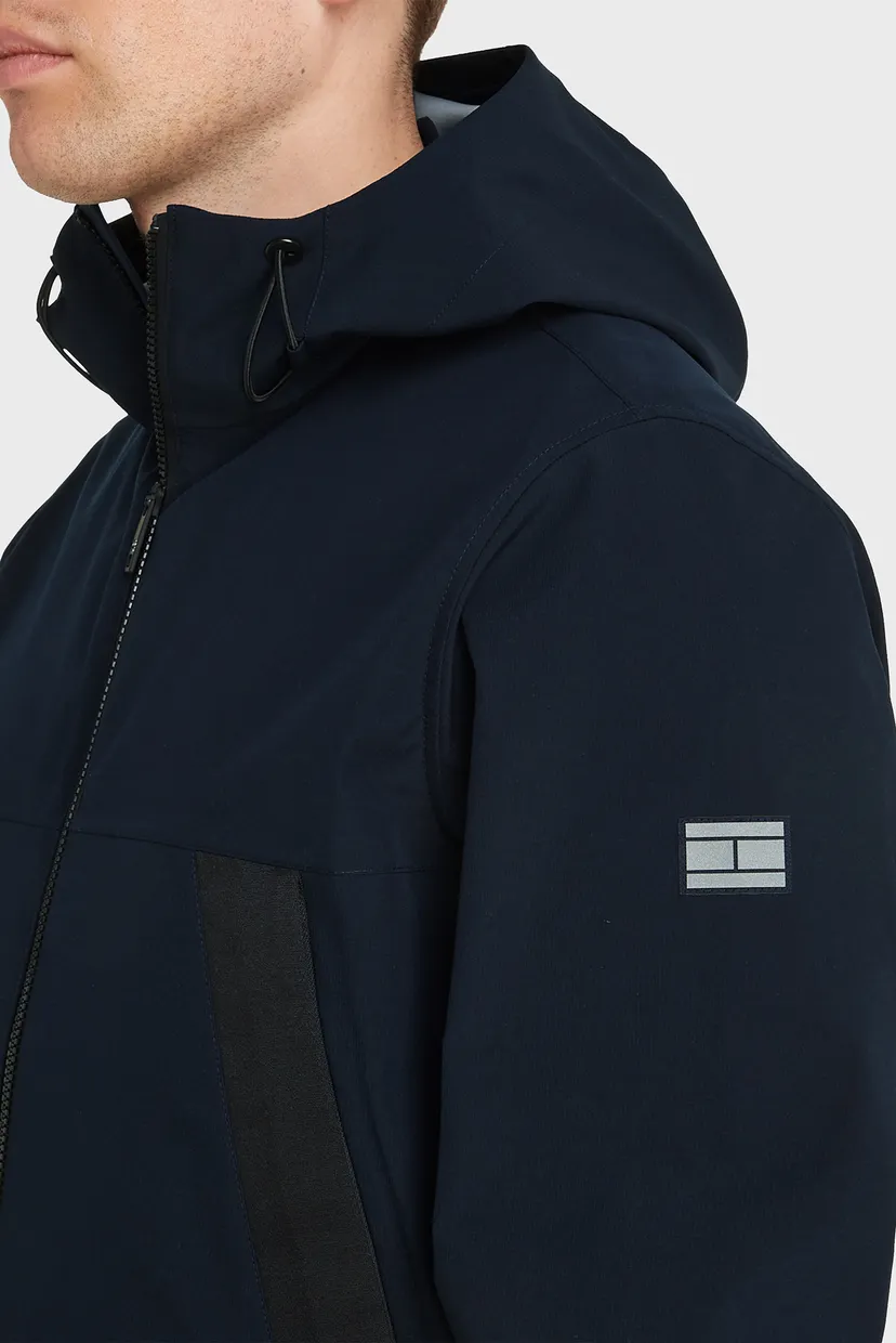 Мужская темно-синяя куртка IM TECH ESS HOODED JACKET 3