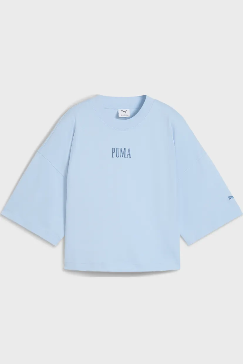 Жіноча блакитна футболка Premium Essentials Oversized Graphic Tee Women 4