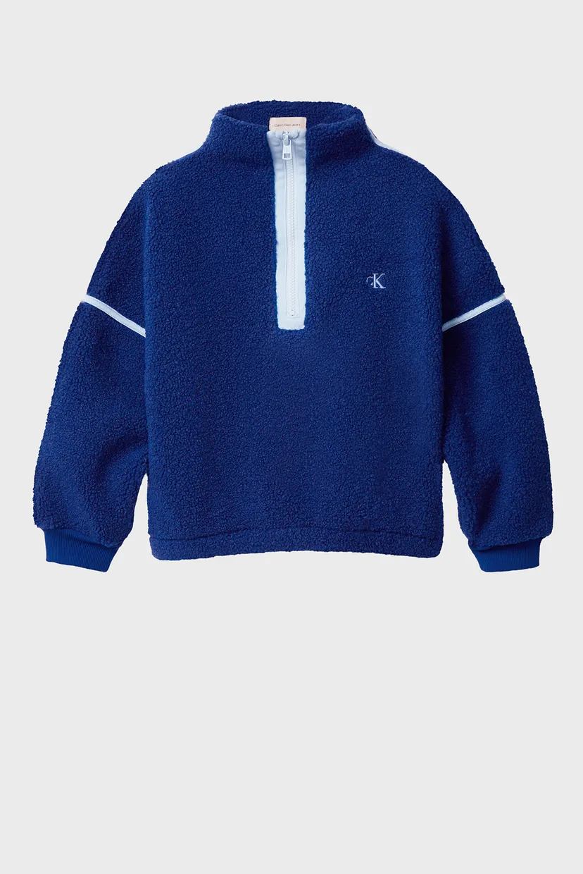 Детская синяя спортивная кофта TEDDY HALF ZIP 5