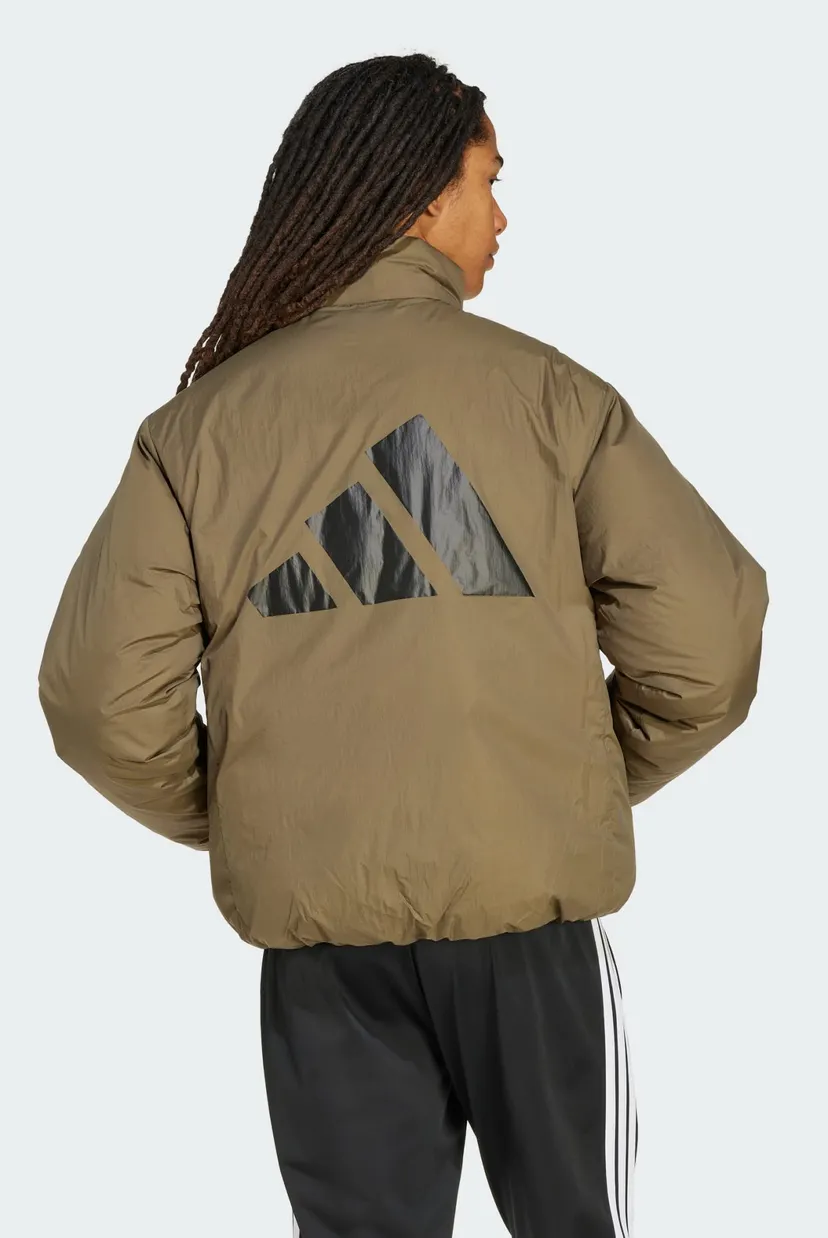 Мужской оливковый пуховик Essentials Climawarm Puffer 3