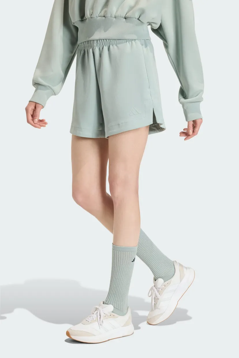 Жіночі блакитні шорти Soft Lux Loose adidas KA6996 — MD-Fashion
