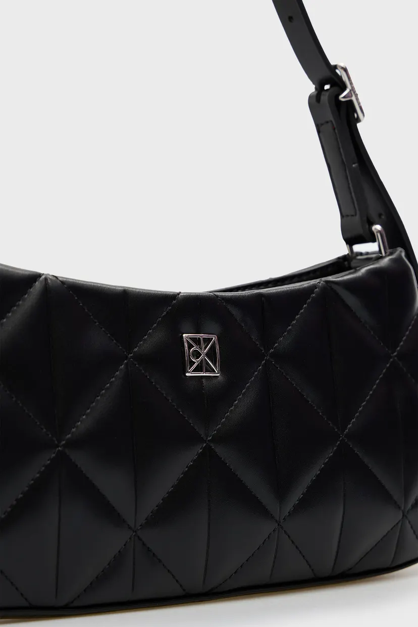 Женская черная сумка QUILTED SMALL 5