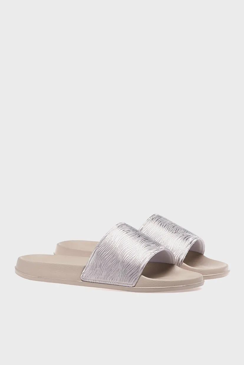 Жіночі сріблясті слайдери GAYA ZEBRA SLIDE W 5