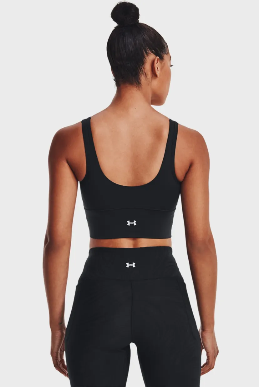 Женский черный топ Meridian Fitted Crop Tank 3