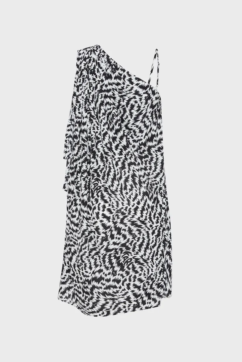 Женское платье с узором PRINTED ASYMMETRICAL 6