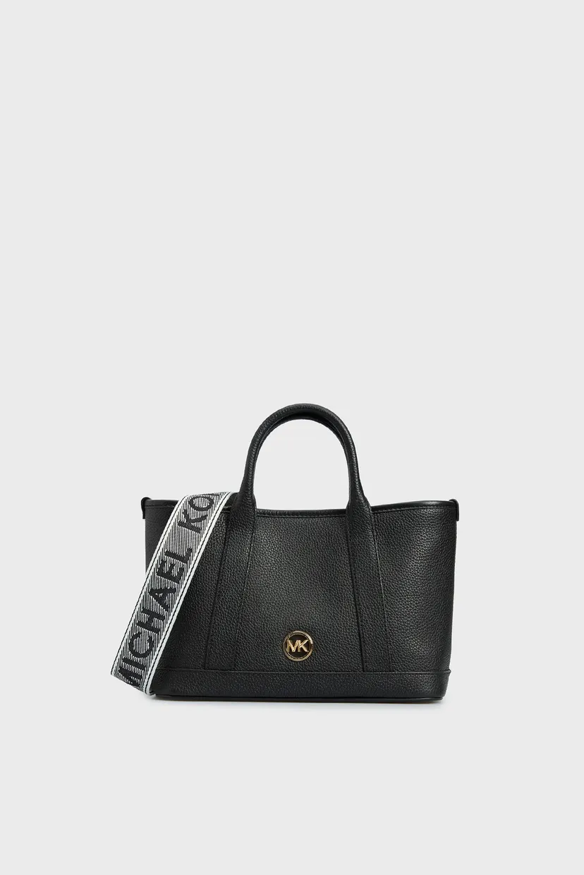 LVロゴ入り黒マグネット 9個セット Женская черная кожаная сумка LUISA SM SATCHEL Michael Kors