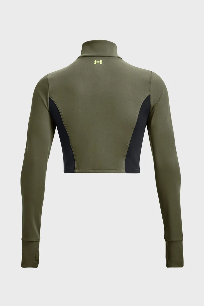 Жіноча оливкова спортивна кофта Pjt Rck LetsGo Crop FZ 6