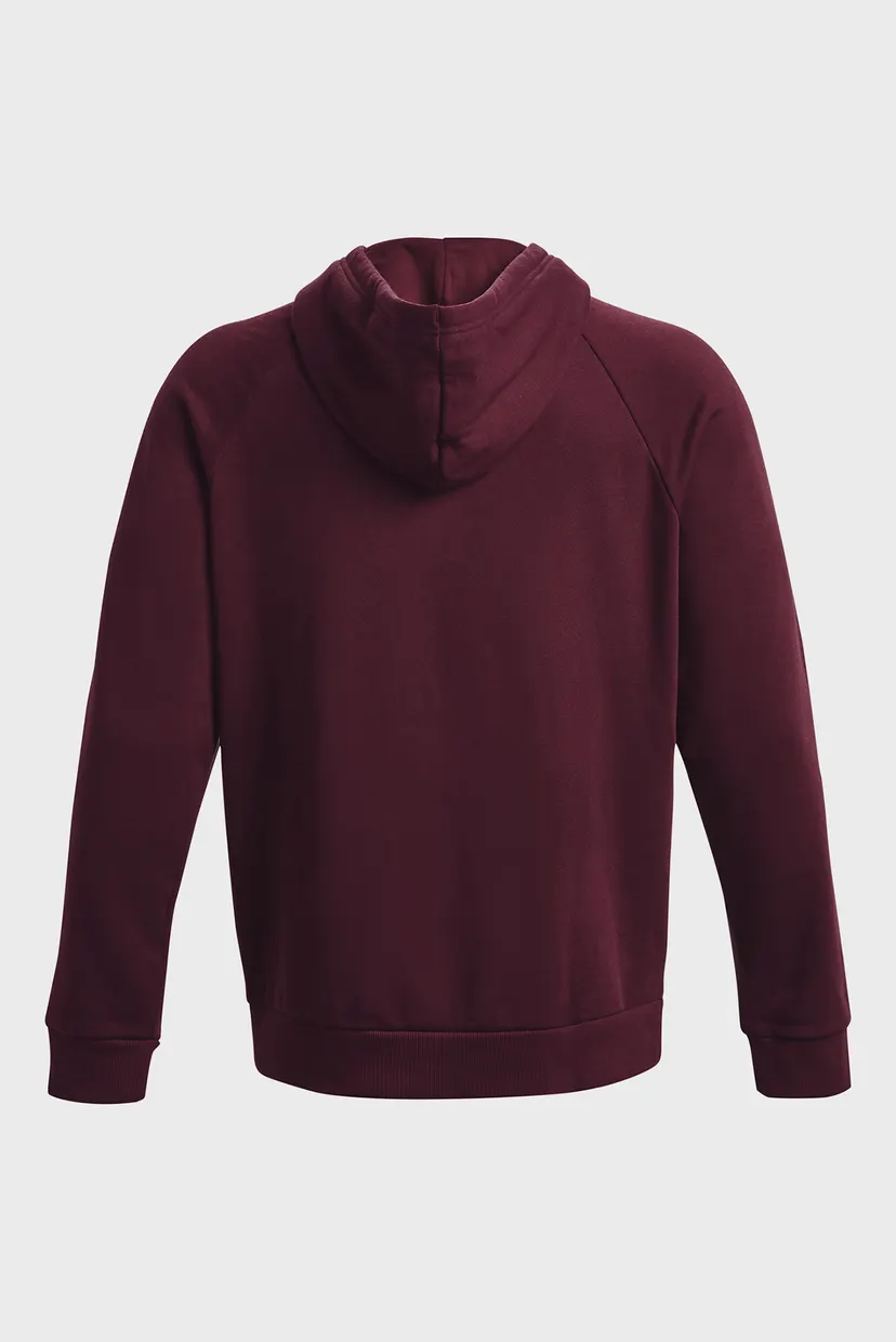 Чоловіче бордове худі UA Rival Fleece Logo HD 6