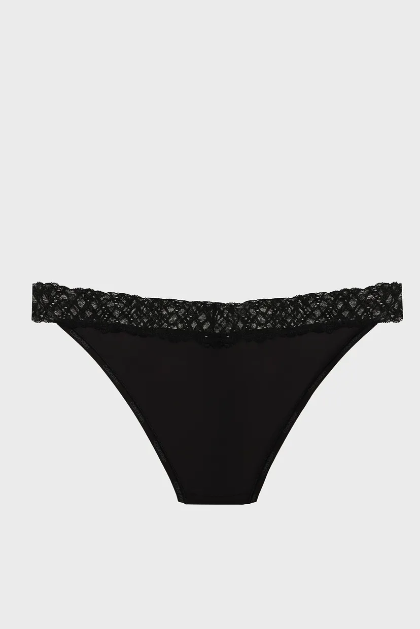 Жіночі чорні трусики DIPPED BIKINI 7