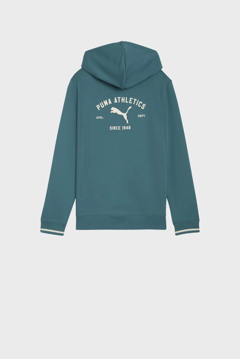 Детское бирюзовое худи PUMA Class Graphic Hoodie Youth 5
