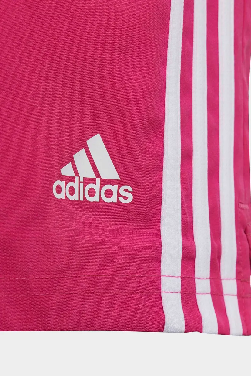 Детские розовые шорты adidas Designed 2 Move 3-Stripes 3