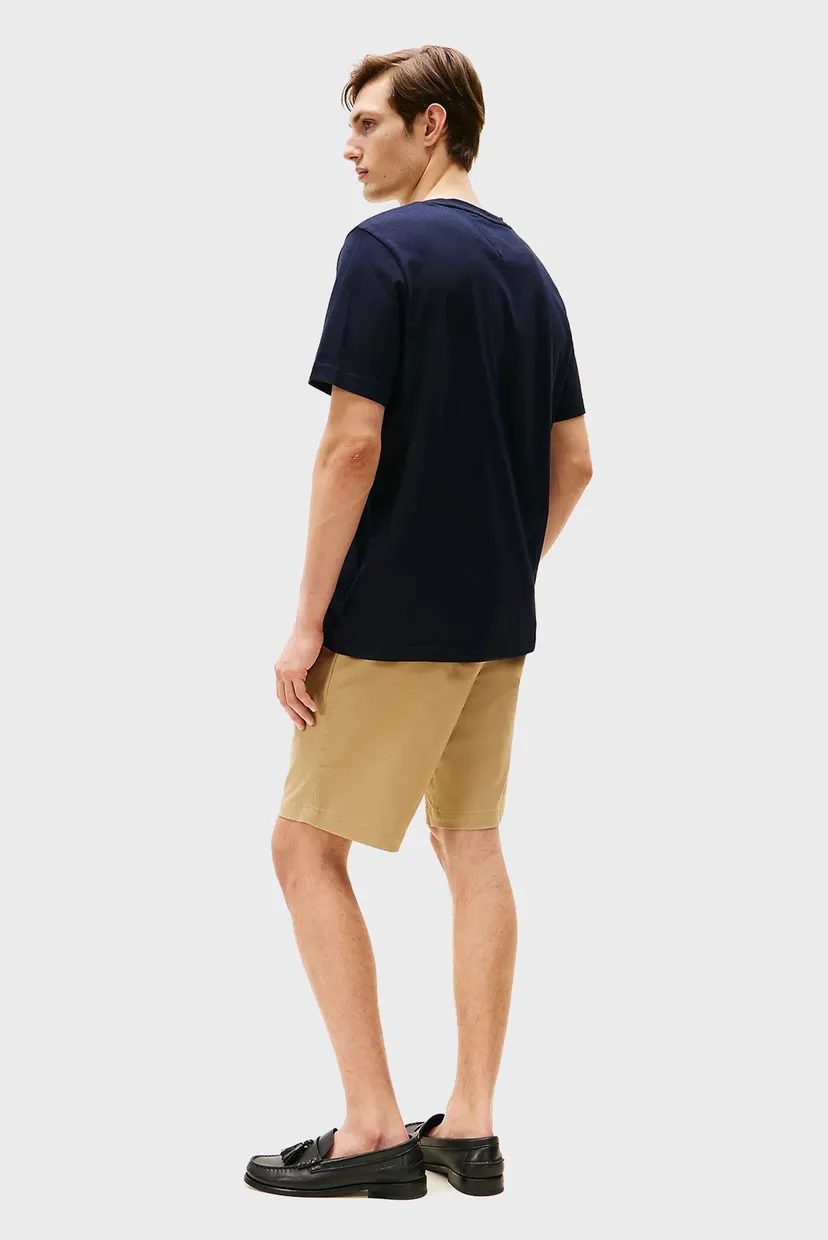 Мужская темно-синяя футболка ESSENTIAL REG FIT SOLID TEE 4