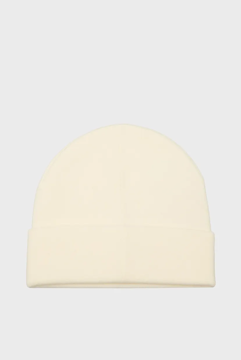 Женская белая шапка BEANIE 3