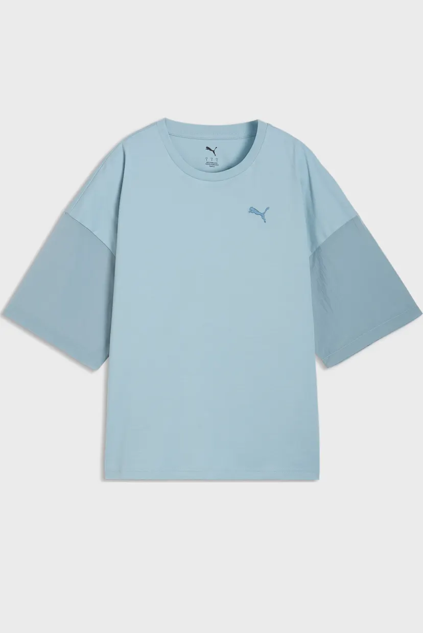 Жіноча блакитна футболка HER Oversized Tee Women 5