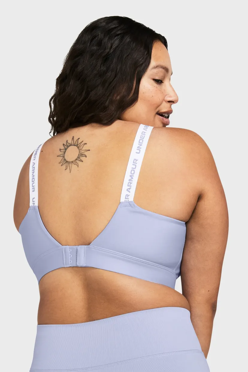 Жіночий бузковий топ UA Infinity High 2.0 Bra 4