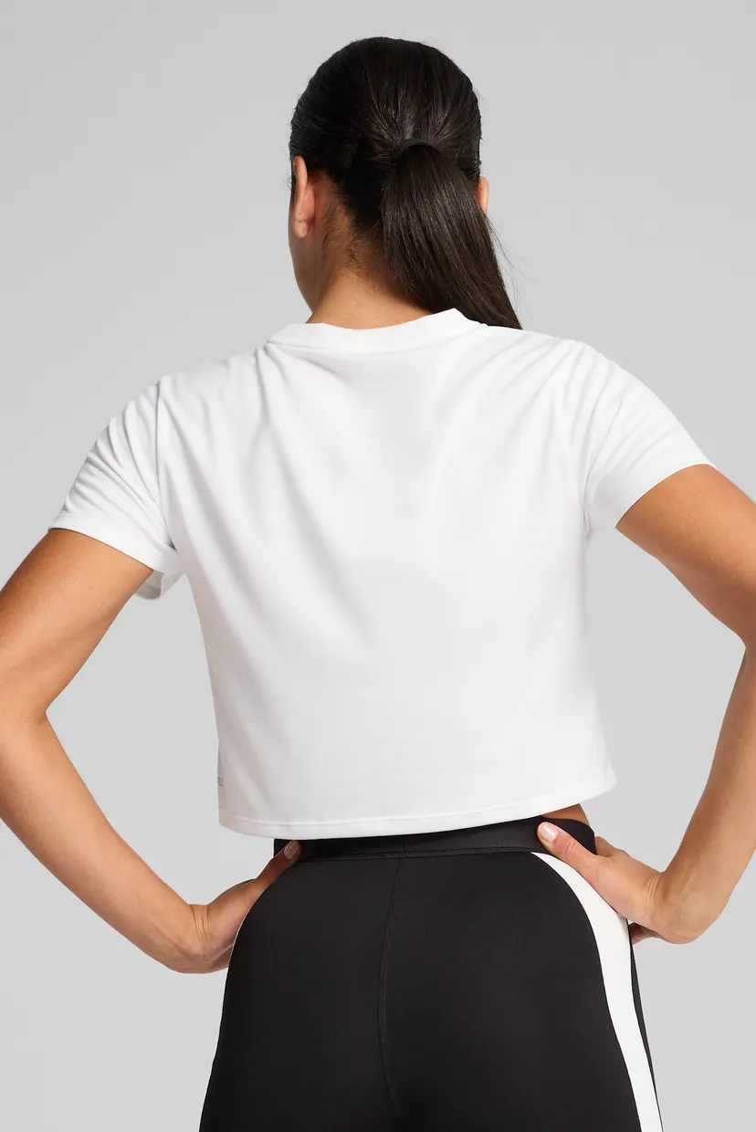 Жіноча біла футболка TAD ESSENTIALS Baby Tee Women 3