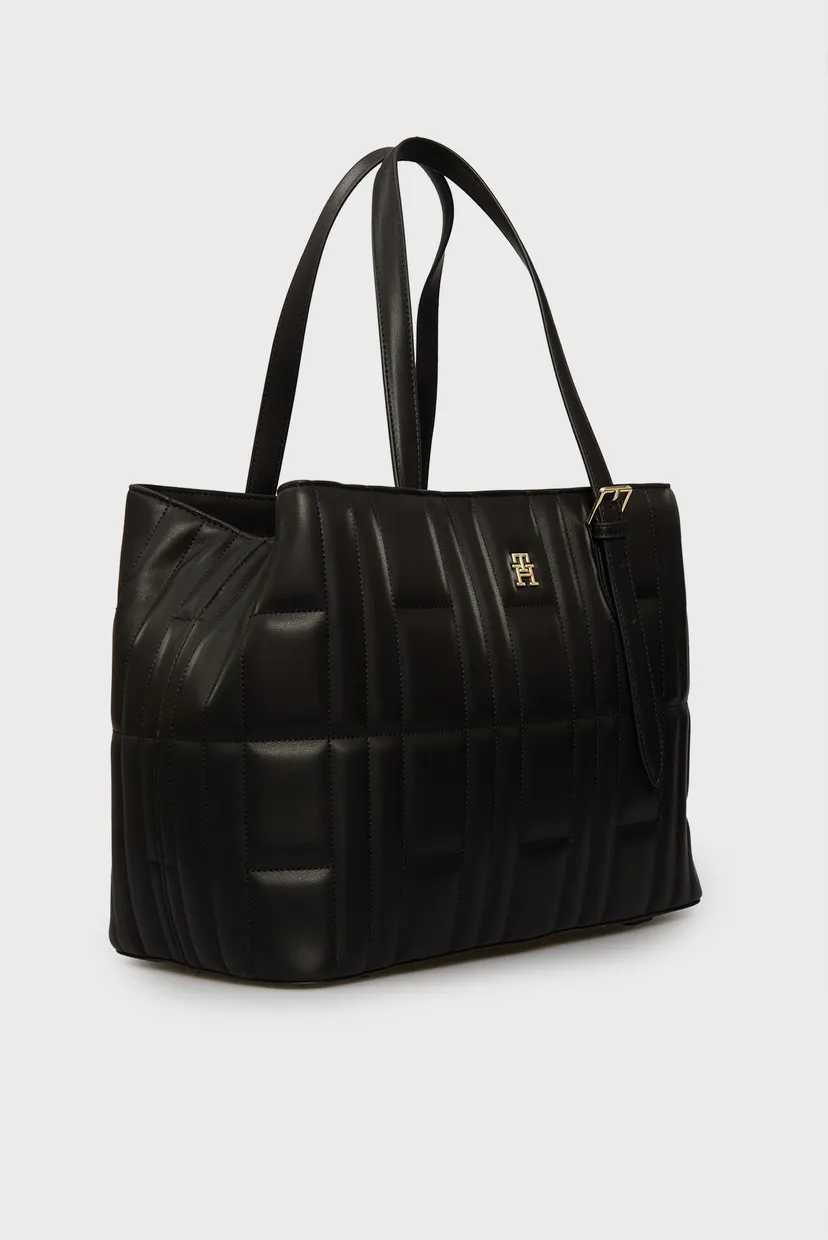 Женская черная сумка TH FEMININE TOTE 3