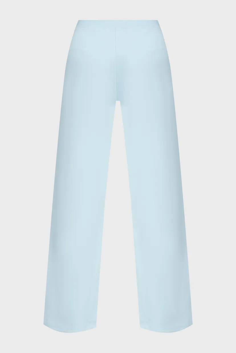 Женские голубые спортивные брюки CK EMBRO BADGE KNIT PANT 6