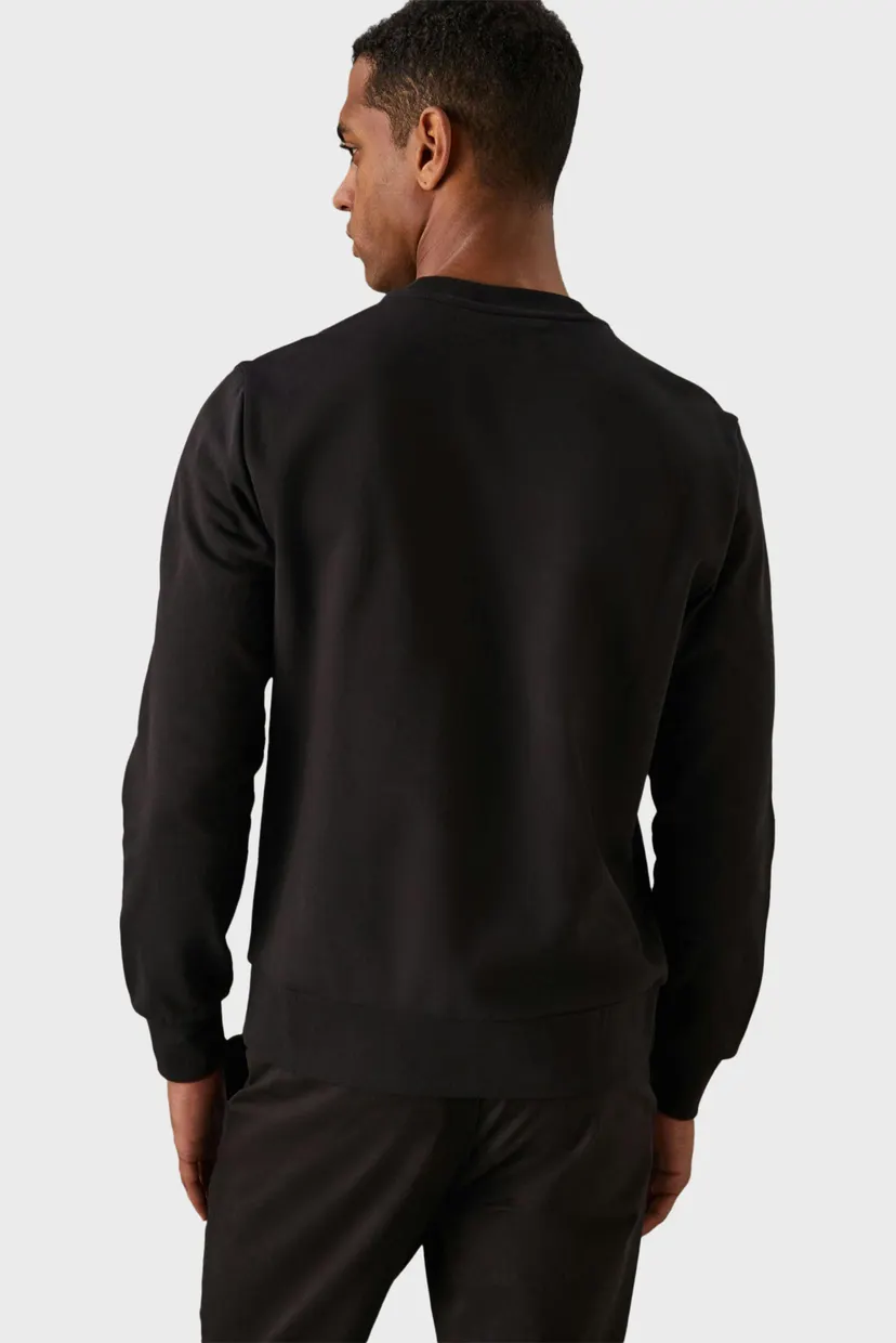 Мужской черный свитшот CUT OUT SHADOW LOGO SWEATSHIRT 4