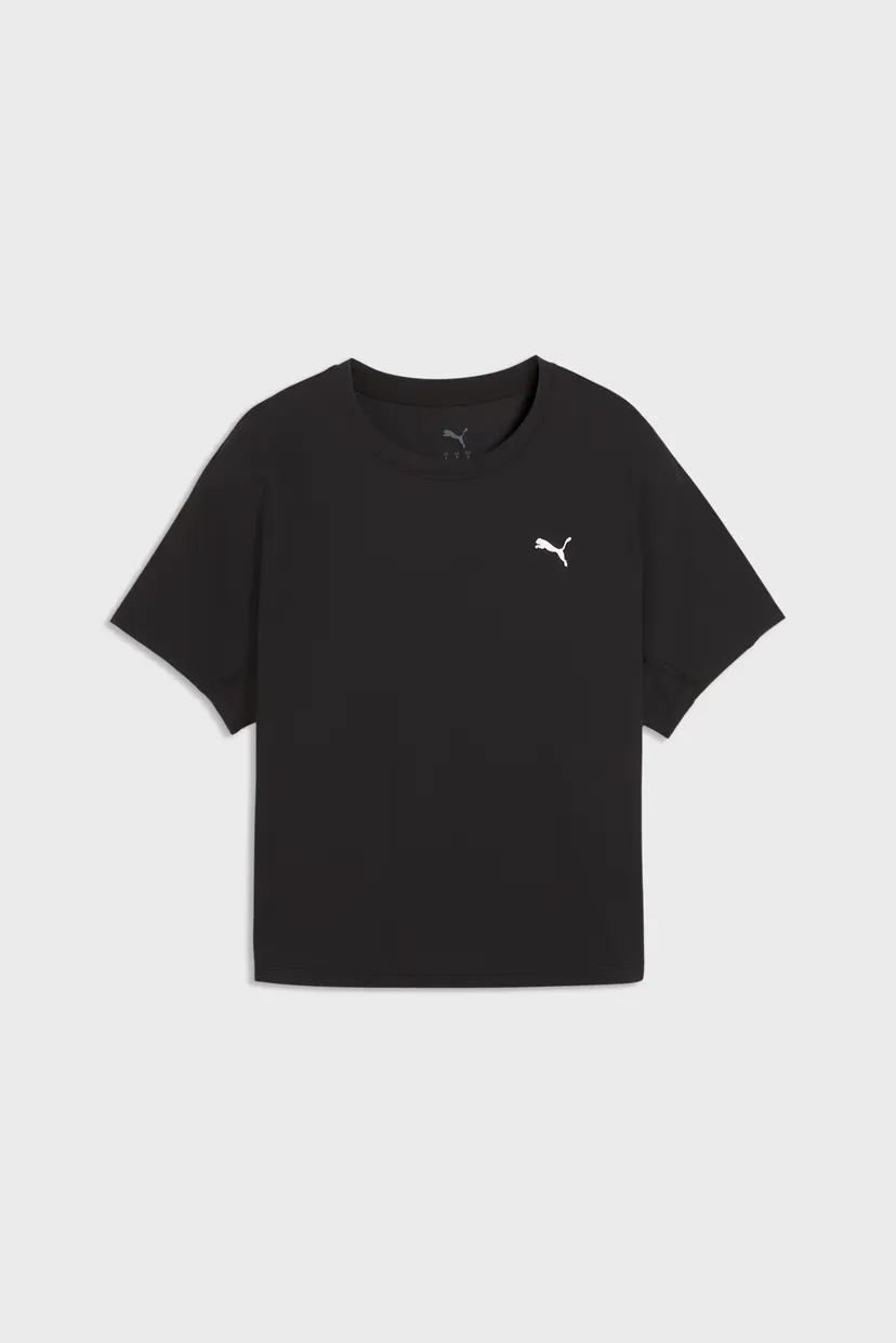 Женская черная футболка Run coolCELL Boxy Tee Women 4