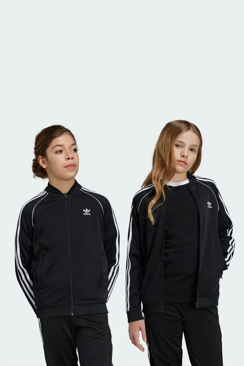 Детская черная спортивная кофта Adicolor SST Kids adidas IX7628