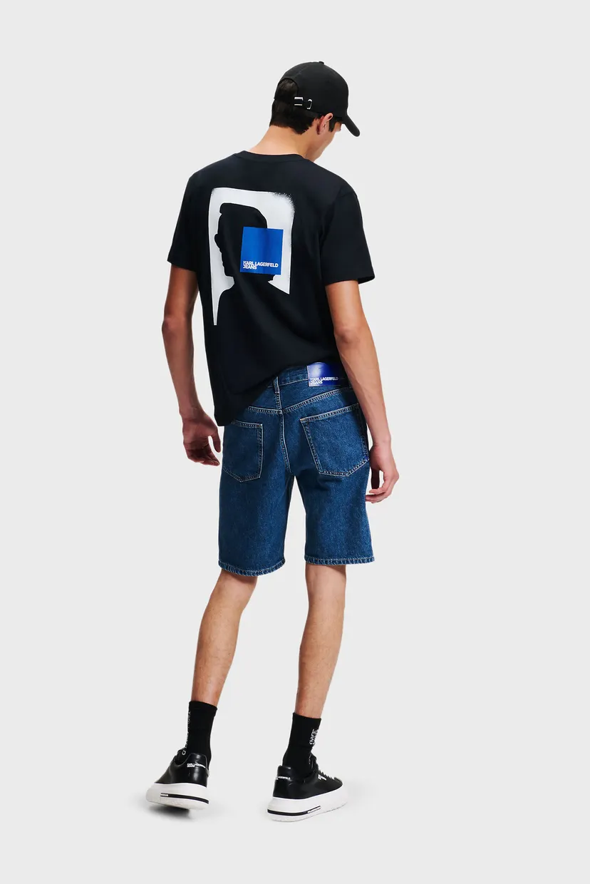 Мужские синие джинсовые шорты klj tapered denim short 3