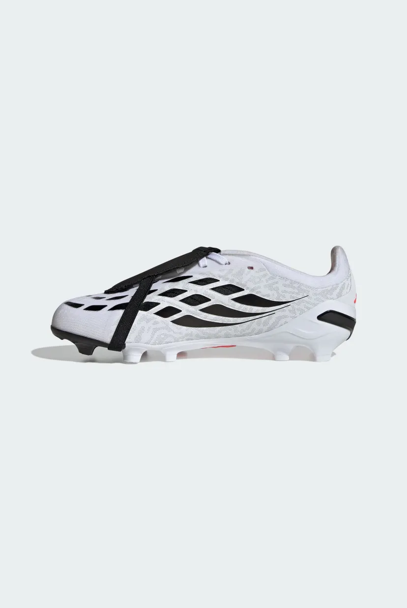 Детские белые бутсы PREDATOR ELITE Fold-Over Tongue Firm Ground Football Kids 5