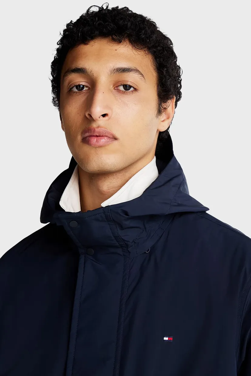Чоловіча темно-синя куртка LW PACKABLE HOODED JKT 4