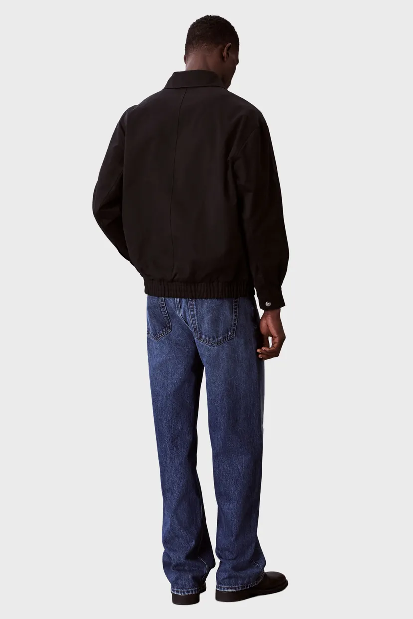 Чоловіча чорна куртка A- LS COTTON 4