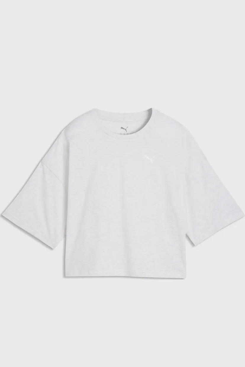 Жіноча світло-сіра футболка WARDROBE ESS Oversized Short Tee Women 4