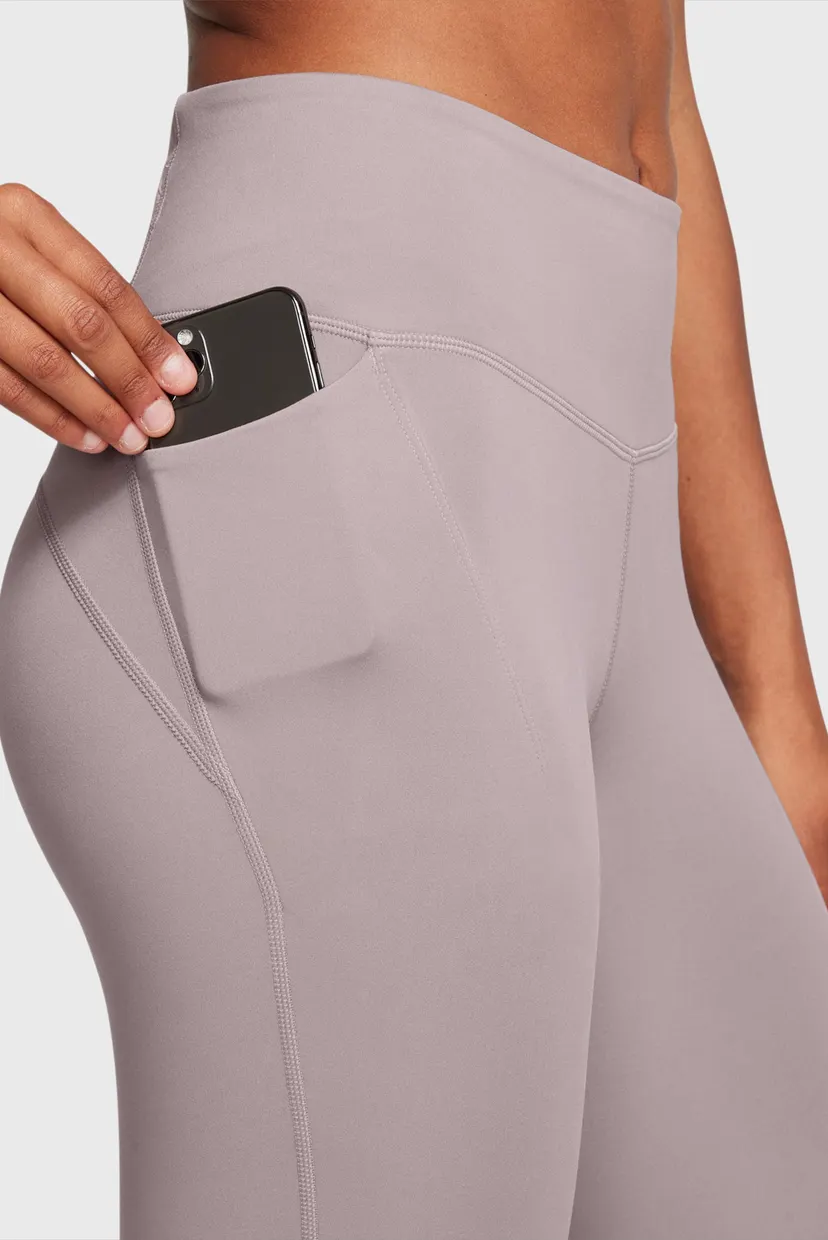 Женские пудровые тайтсы UA Launch Elite Ankle Tights 5