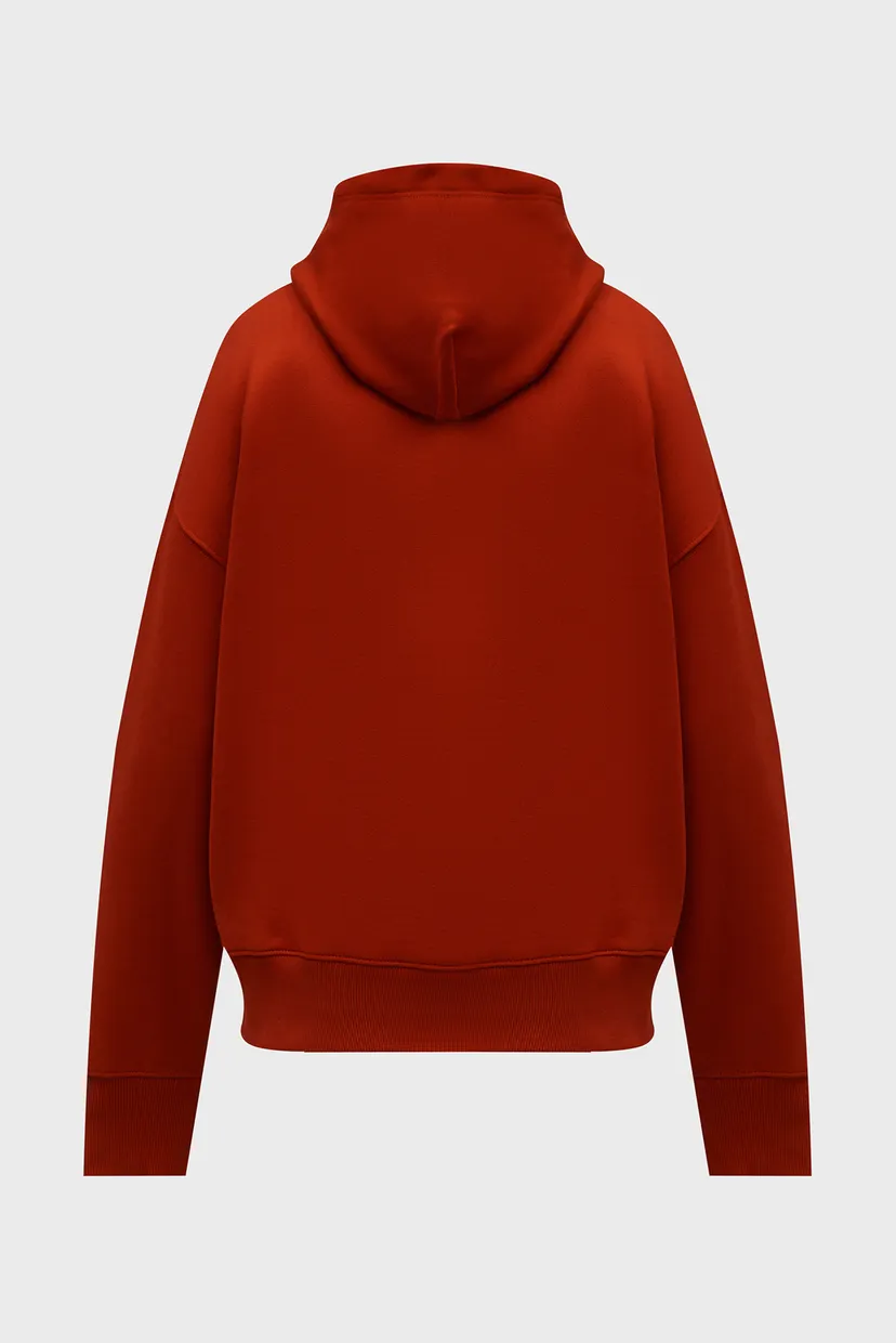 Чоловіче червоне худі HILFIGER NY 7