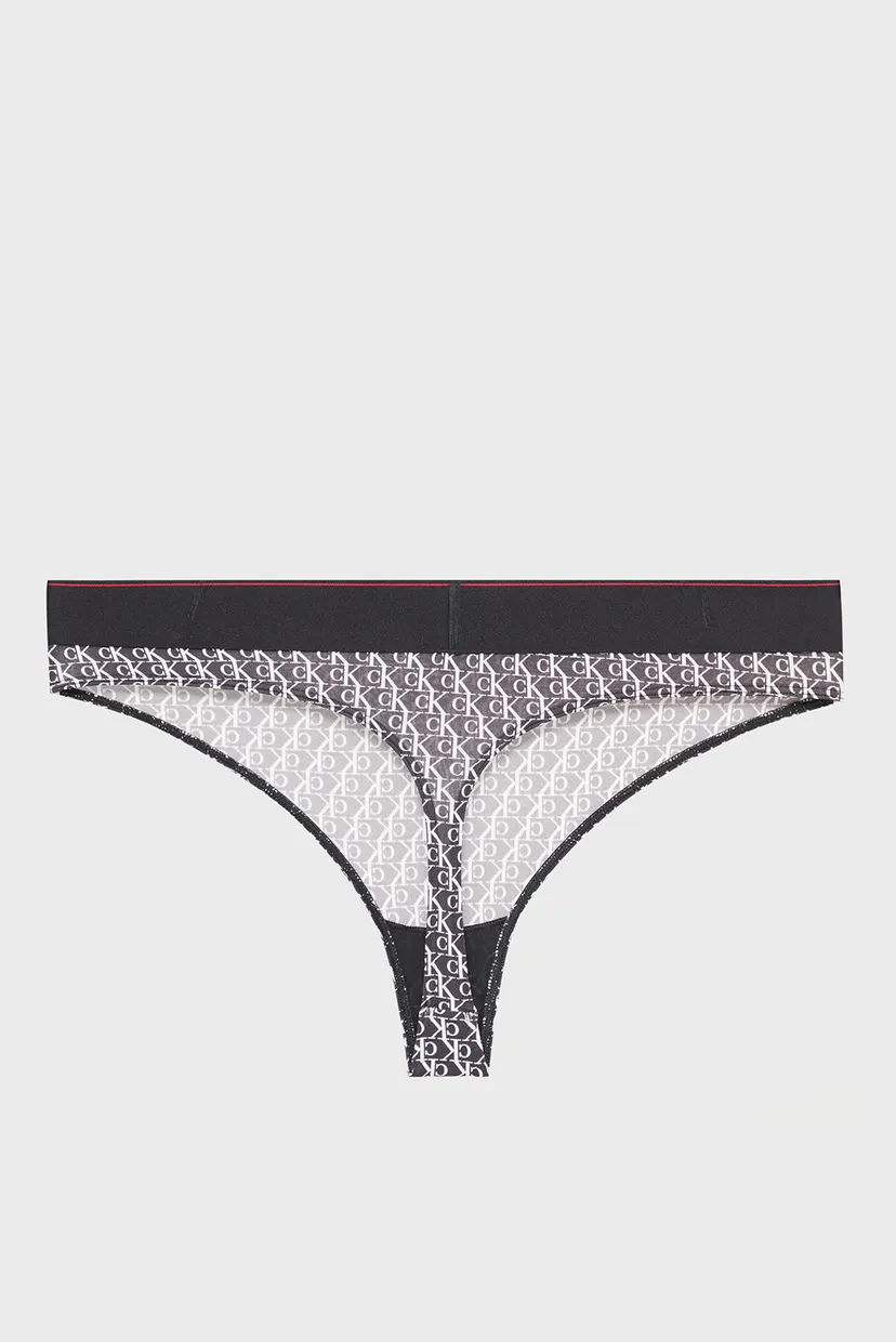 Женские трусики с узором THONG 8