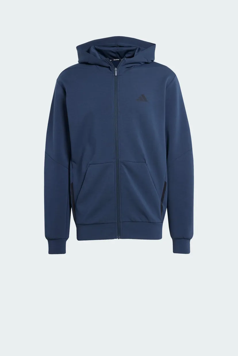 Чоловіче темно-синє худі Designed for Training Full-Zip 6