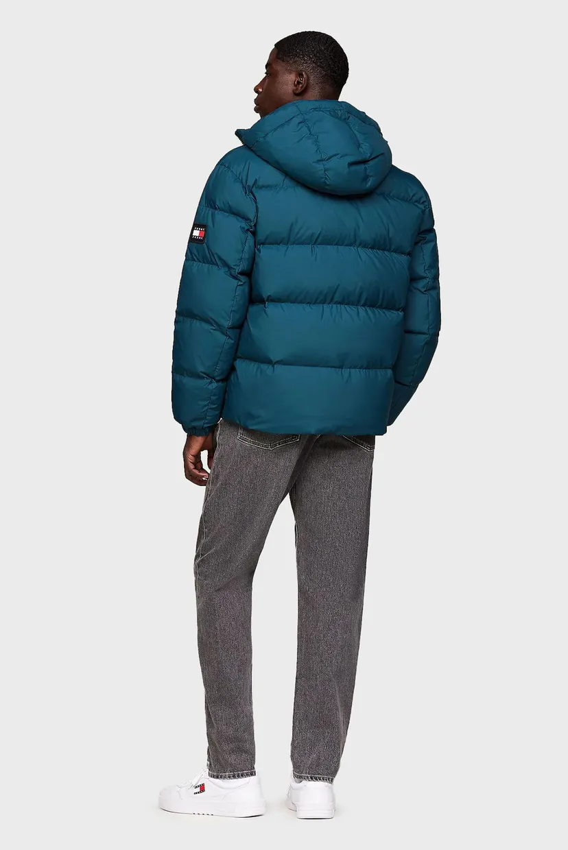Чоловічий бірюзовий пуховик TJM ESSENTIAL DOWN JACKET EXT 3