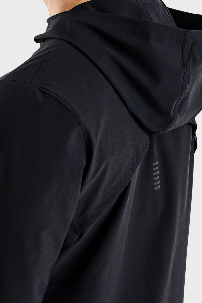 Мужская черная ветровка OUTRUN THE STORM JACKET 5