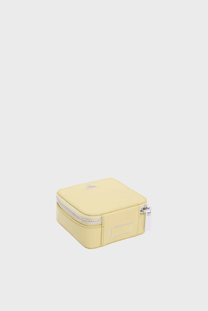 Желтый кожаный органайзер для украшений BELDEN SLG WASHED YELLOW 3