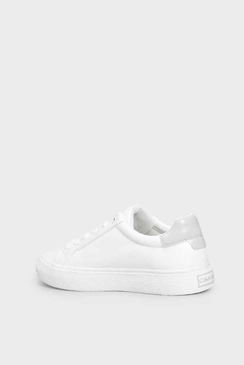 Жіночі білі шкіряні снікерси VULC LACE UP TEXTURE FOX - LTH 5