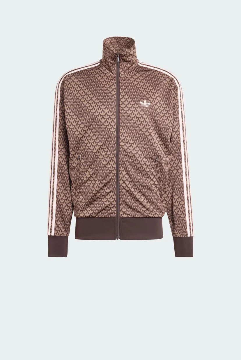 Мужская коричневая спортивная кофта с узором FIREBIRD LOOSE MONOGRAM 6